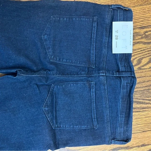 LOFT Women's Deep Blue Skinny Jeans - Picture 4 of 4